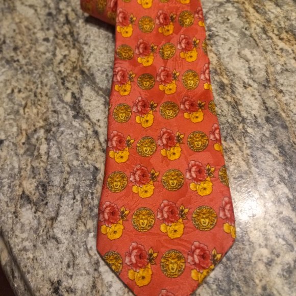 VintageVERSACE silk tie-